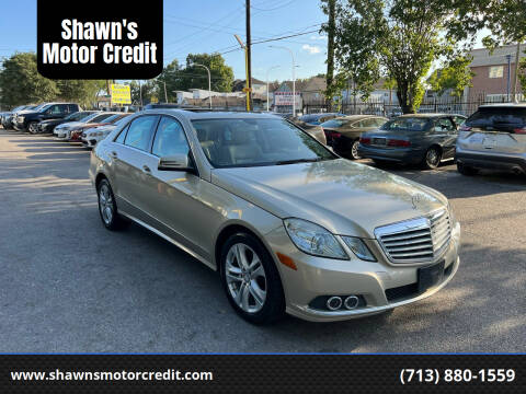 2010 Mercedes-Benz E-Class for sale at Shawn's Motor Credit in Houston TX