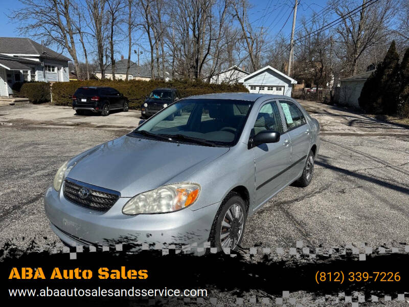 2008 Toyota Corolla for sale at ABA Auto Sales in Bloomington IN