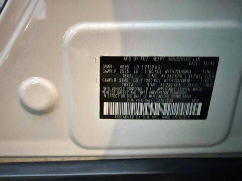 2016 Subaru Outback 2.5i Limited