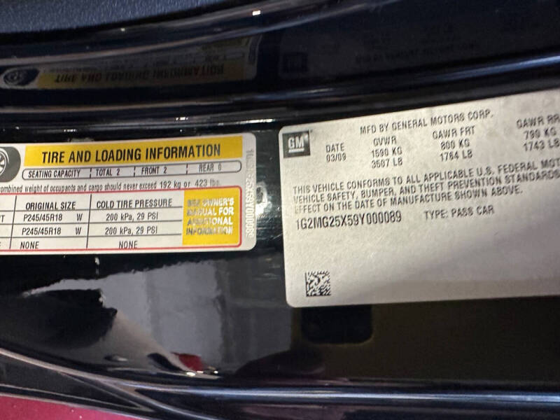 2009 Pontiac Solstice GXP