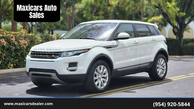2015 Land Rover Range Rover Evoque for sale at Maxicars Auto Sales in West Park FL