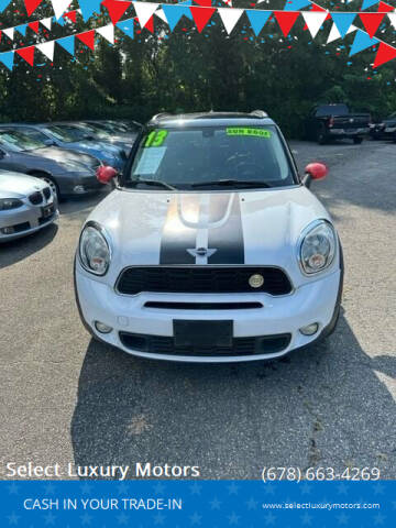 2013 MINI Countryman for sale at Select Luxury Motors in Cumming GA