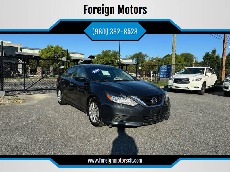 2017 Nissan Altima for sale at Foreign Motors in Kannapolis NC