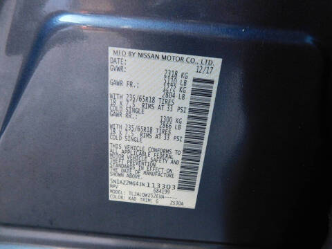 2018 Nissan Murano SV