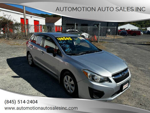 2014 Subaru Impreza for sale at Automotion Auto Sales Inc in Kingston NY