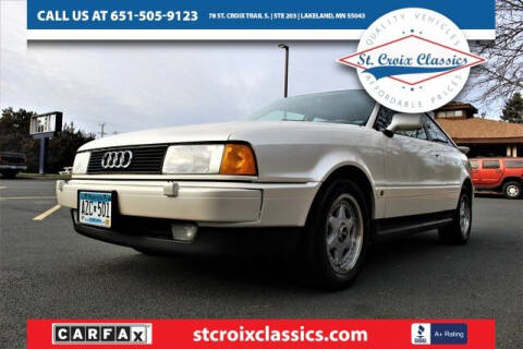 1990 Audi Coupe for sale at St. Croix Classics in Lakeland MN