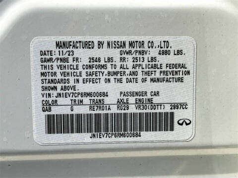 2024 Infiniti Q50 Sensory