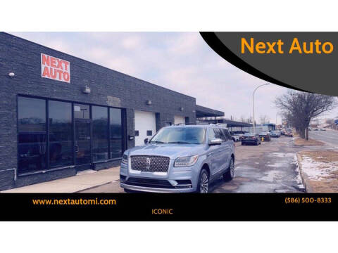2021 Lincoln Navigator L for sale at Next Auto in Mount Clemens MI