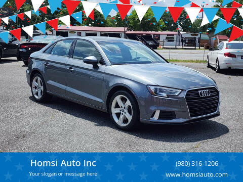 2017 Audi A3 for sale at Homsi Auto Inc in Kannapolis NC