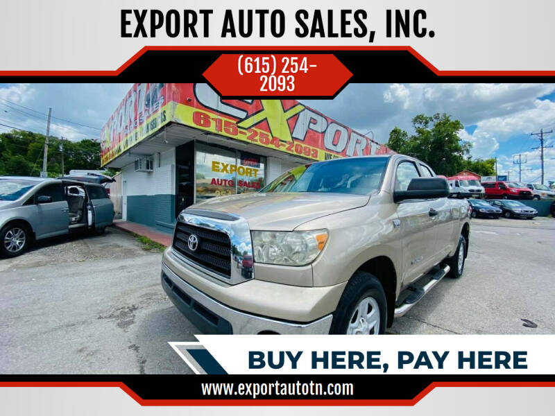 2008 Toyota Tundra for sale at EXPORT AUTO SALES, INC. in Nashville TN