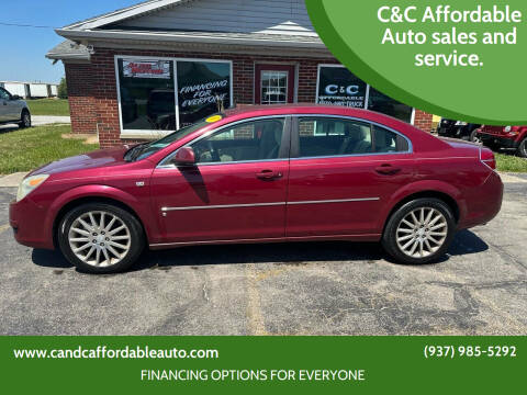 2007 Saturn Aura for sale at C&C Affordable Auto sales and service. in Tipp City OH