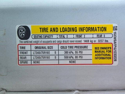 2018 Chevrolet Express 2500