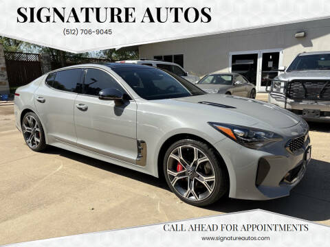 2018 Kia Stinger for sale at Signature Autos in Austin TX