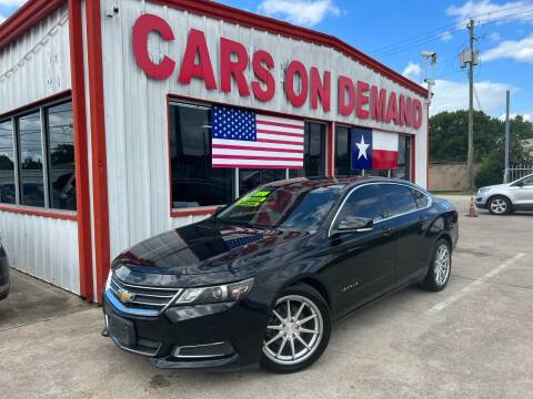 2016 Chevrolet Impala for sale at Cars On Demand 3 in Pasadena TX