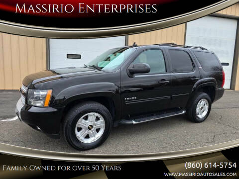 2014 Chevrolet Tahoe for sale at Massirio Enterprises in Middletown CT