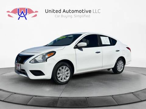 2019 Nissan Versa for sale at UNITED AUTOMOTIVE in Denver CO