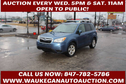 2015 Subaru Forester for sale at Waukegan Auto Auction in Waukegan IL