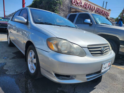 2004 Toyota Corolla for sale at USA Auto Brokers in Houston TX