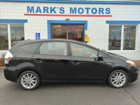 2012 Toyota Prius v for sale at Mark's Motors in Northampton MA