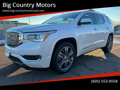 2017 GMC Acadia for sale at Big Country Motors in Tea SD