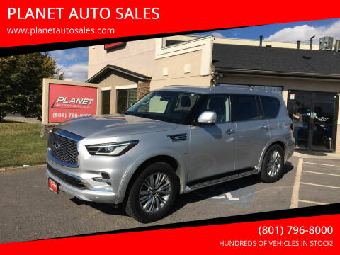 2018 Infiniti QX80 for sale at PLANET AUTO SALES in Lindon UT