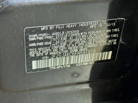 2015 Subaru Forester 2.5i Limited