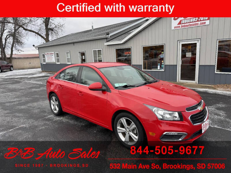 2016 Chevrolet Cruze Limited for sale at B & B Auto Sales in Brookings SD