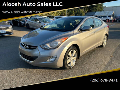 2013 Hyundai Elantra for sale at Aloosh Auto Sales LLC in Auburn WA