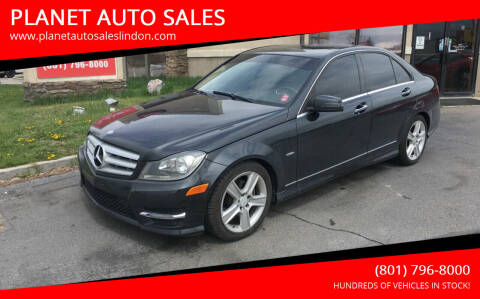 2012 Mercedes-Benz C-Class for sale at PLANET AUTO SALES in Lindon UT