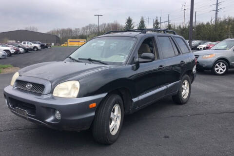 2004 Hyundai Santa Fe for sale at Cars For Less Sales & Service Inc. in East Granby CT