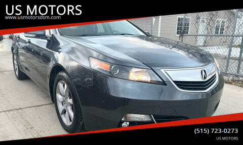 2013 Acura TL for sale at US MOTORS in Des Moines IA