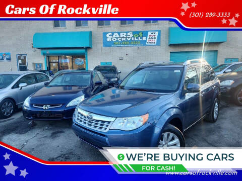 2011 Subaru Forester for sale at Cars Of Rockville in Rockville MD