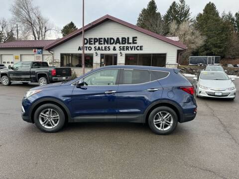 2018 Hyundai Santa Fe Sport for sale at Dependable Auto Sales and Service in Binghamton NY