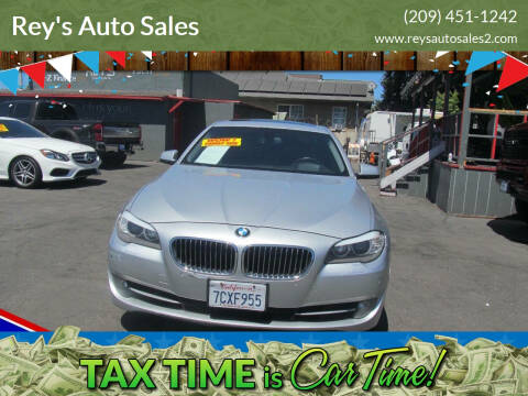 2013 BMW 5 Series for sale at Rey's Auto Sales in Stockton CA