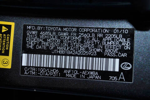 2010 Lexus HS 250h Premium