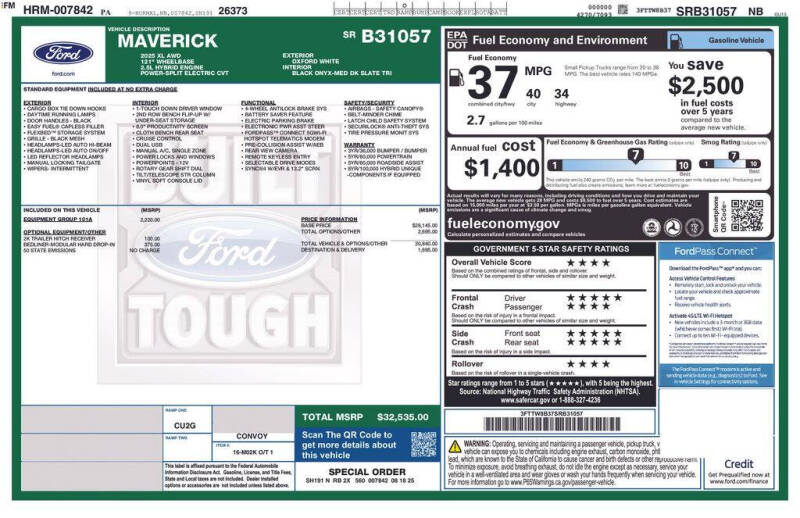2025 Ford Maverick XL