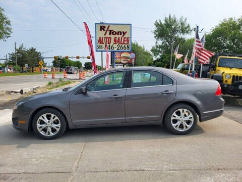 2012 Ford Fusion for sale at R Tony Auto Sales in Clinton Township MI