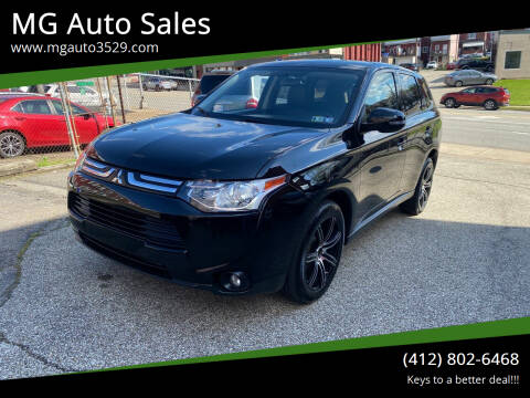 2014 Mitsubishi Outlander for sale at MG Auto Sales in Pittsburgh PA