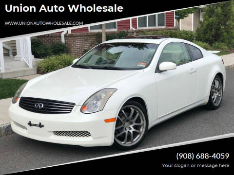 2005 Infiniti G35 for sale at Union Auto Wholesale in Union NJ