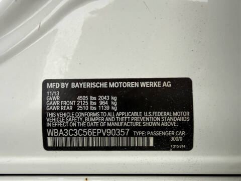 2014 BMW 3 Series 320i xDrive