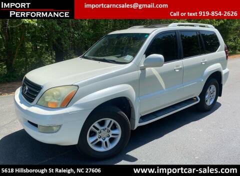 2005 Lexus GX 470 for sale at Import Performance Sales in Raleigh NC