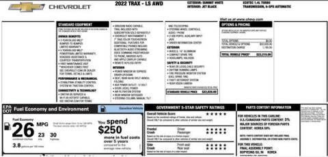 2022 Chevrolet Trax LS