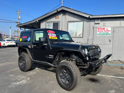 2015 Jeep Wrangler for sale at Star Auto Sales Ceres in Ceres CA