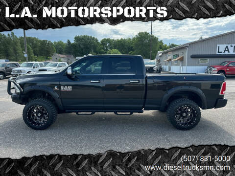2017 RAM 3500 for sale at L.A. MOTORSPORTS in Windom MN
