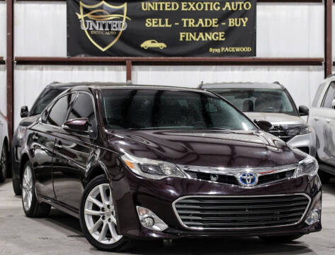 2013 Toyota Avalon for sale at United Exotic Auto in Houston TX