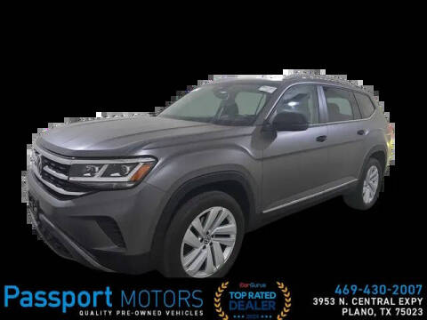 2021 Volkswagen Atlas for sale at Passport Motors Auto Leasing in Plano TX