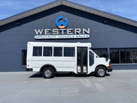 2014 Chevrolet Express Shuttle Bus for sale at Western Specialty Vehicle Sales in Braidwood IL