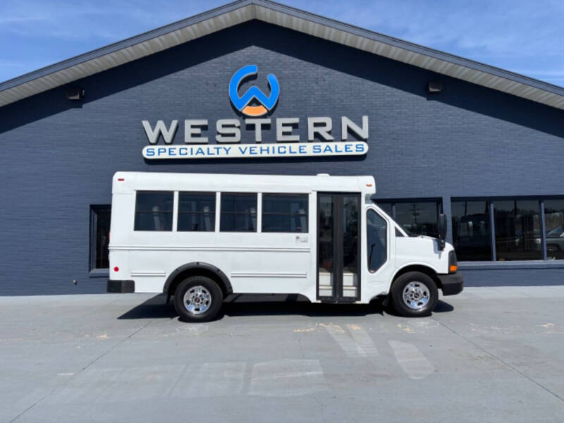 2014 Chevrolet Express Shuttle Bus for sale at Western Specialty Vehicle Sales in Braidwood IL