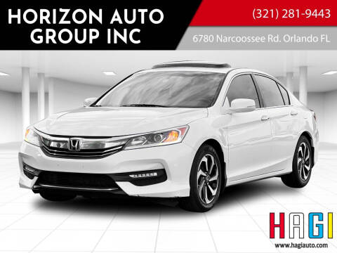 2016 Honda Accord for sale at HORIZON AUTO GROUP INC in Orlando FL