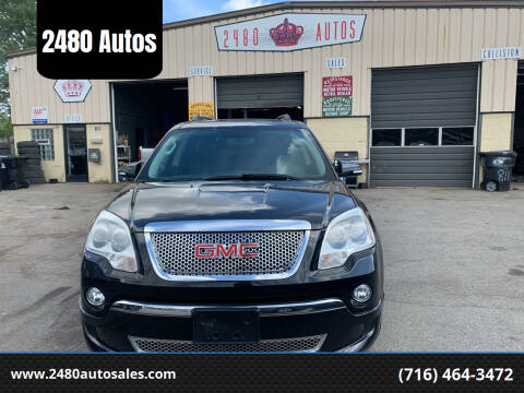 2012 GMC Acadia for sale at 2480 Autos in Kenmore NY